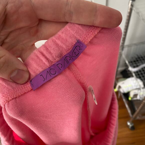 Jac Parker Women's Lazy Day Sweatpants Pink Size Small Casual Lounge - Picture 7 of 14